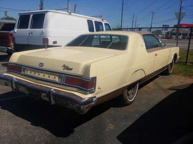 8Z65S544504 - 1978 MERCURY GRAND MARQ YELLOW photo 4