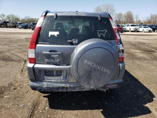 JHLRD78965C050286 - 2005 HONDA CR-V SE BLUE photo 6