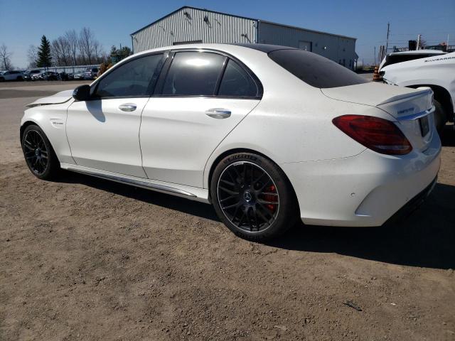 55SWF8HBXGU101215 - 2016 MERCEDES-BENZ C 63 AMG-S WHITE photo 2