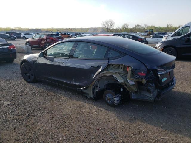 5YJ3E1EB6NF326148 - 2022 TESLA MODEL 3 GRAY photo 2