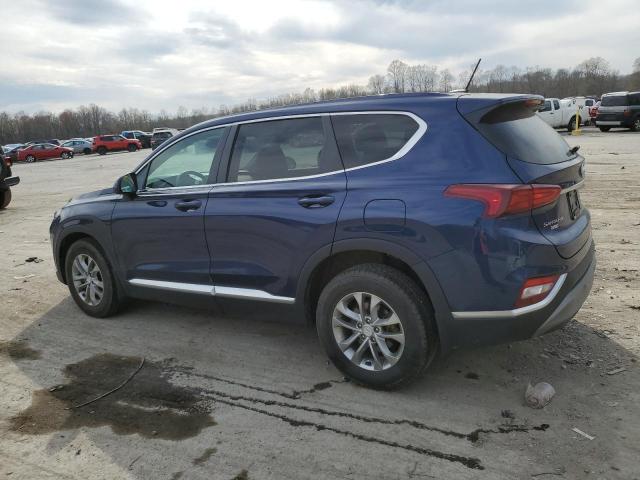 5NMS2CAD5KH127707 - 2019 HYUNDAI SANTA FE SE BLUE photo 2