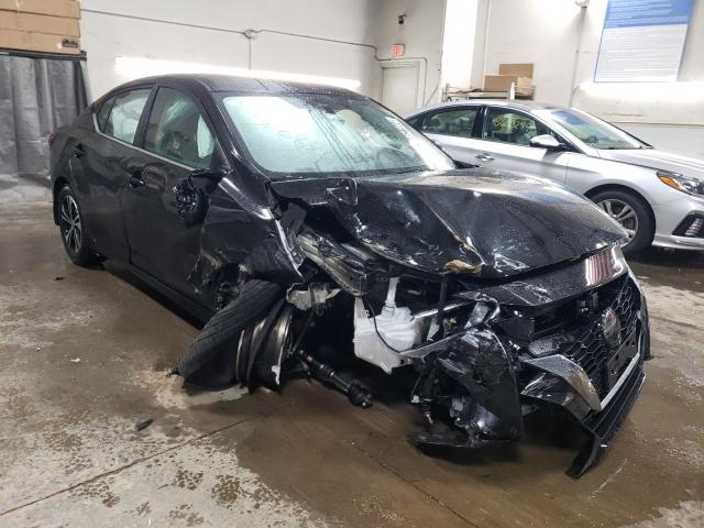 3N1AB8CV7NY296364 - 2022 NISSAN SENTRA SV BLACK photo 4