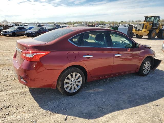 3N1AB7AP0HL682690 - 2017 NISSAN SENTRA S RED photo 3