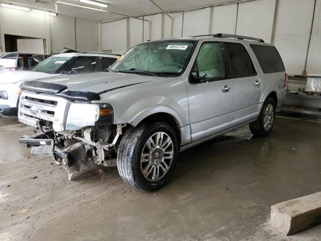 1FMJK1K59DEF15029 - 2013 FORD EXPEDITION EL LIMITED SILVER photo 1