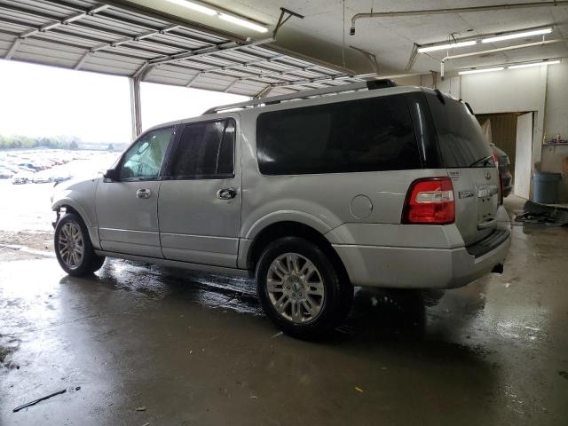 1FMJK1K59DEF15029 - 2013 FORD EXPEDITION EL LIMITED SILVER photo 2