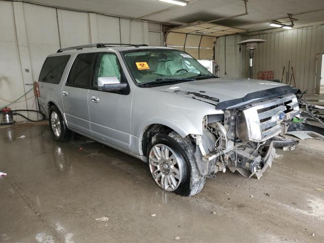 1FMJK1K59DEF15029 - 2013 FORD EXPEDITION EL LIMITED SILVER photo 4