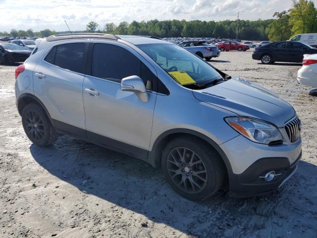 KL4CJ1SM6GB724378 - 2016 BUICK ENCORE SPORT TOURING SILVER photo 4