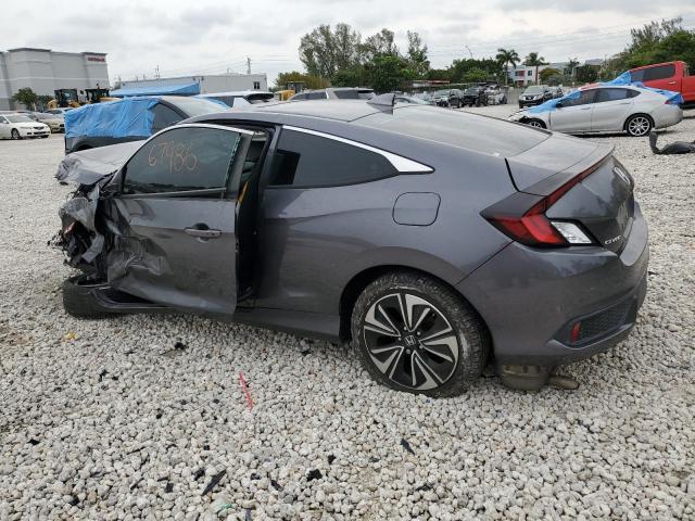 2HGFC3B39GH361972 - 2016 HONDA CIVIC EX GRAY photo 2