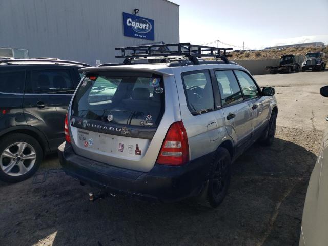 JF1SG65664G710723 - 2004 SUBARU FORESTER 2.5XS ნაცრისფერი ფოტო 3