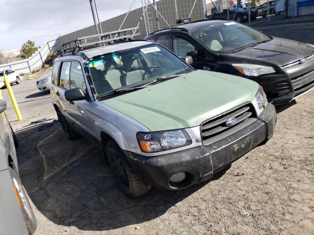 JF1SG65664G710723 - 2004 SUBARU FORESTER 2.5XS ნაცრისფერი ფოტო 4