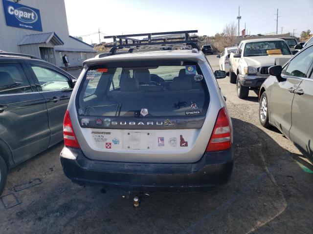 JF1SG65664G710723 - 2004 SUBARU FORESTER 2.5XS ნაცრისფერი ფოტო 6