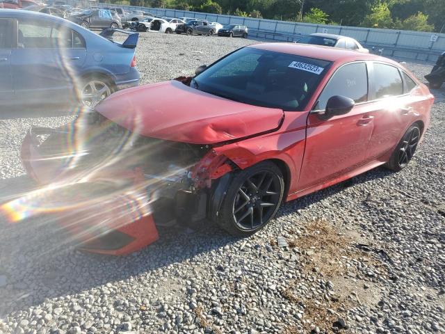 2HGFE2F53NH592654 - 2022 HONDA CIVIC SPORT RED photo 1