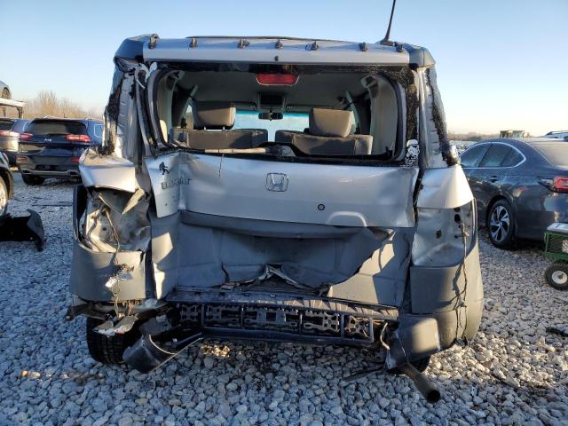 5J6YH28605L033922 - 2005 HONDA ELEMENT EX SILVER photo 6