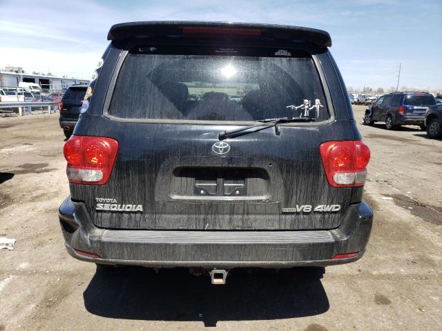 5TDBT44A57S277955 - 2007 TOYOTA SEQUOIA SR5 BLACK photo 6