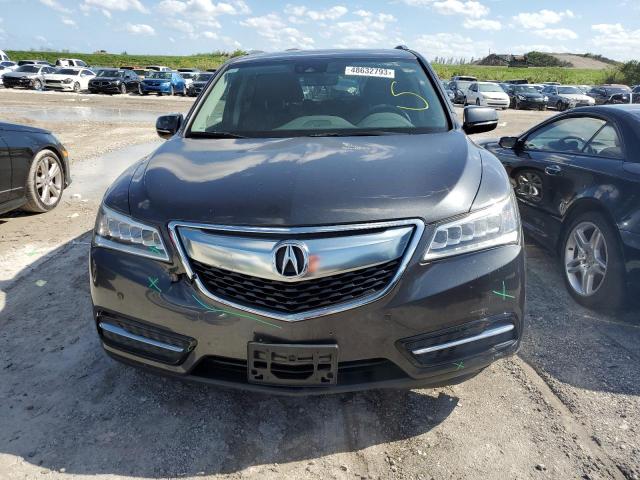 5FRYD4H99GB052125 - 2016 ACURA MDX ADVANCE GRAY photo 5