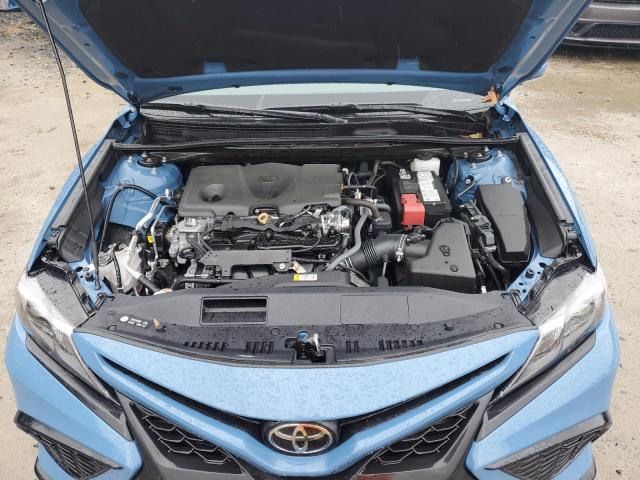 4T1G11AK5PU165607 - 2023 TOYOTA CAMRY SE NIGHT SHADE BLUE photo 11