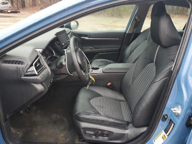 4T1G11AK5PU165607 - 2023 TOYOTA CAMRY SE NIGHT SHADE BLUE photo 7