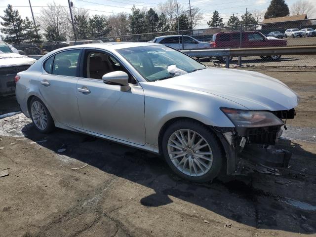 JTHBE1BL1D5015377 - 2013 LEXUS GS 350 SILVER photo 4