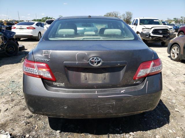 4T4BF3EK2BR219140 - 2011 TOYOTA CAMRY BASE GRAY photo 6