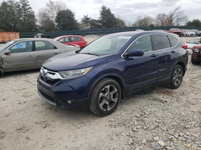 7FARW2H54JE033110 - 2018 HONDA CR-V EX BLUE photo 1