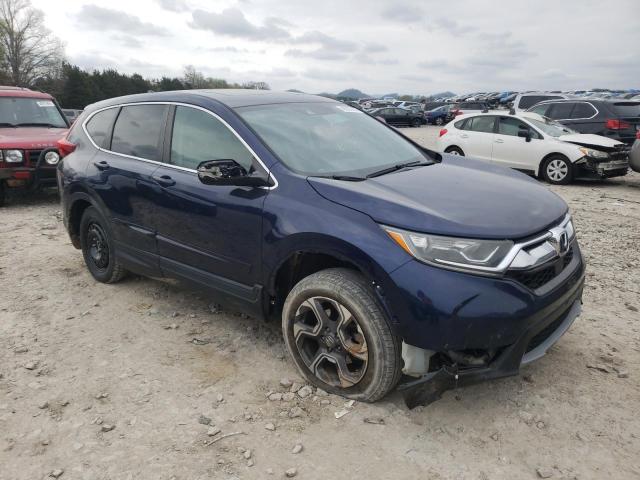 7FARW2H54JE033110 - 2018 HONDA CR-V EX BLUE photo 4