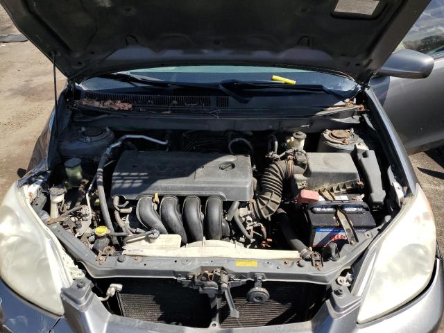 2T1KR30E58C715823 - 2008 TOYOTA COROLLA MA XR GRAY photo 11