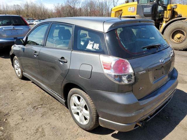 2T1KR30E58C715823 - 2008 TOYOTA COROLLA MA XR GRAY photo 2