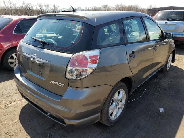 2T1KR30E58C715823 - 2008 TOYOTA COROLLA MA XR GRAY photo 3