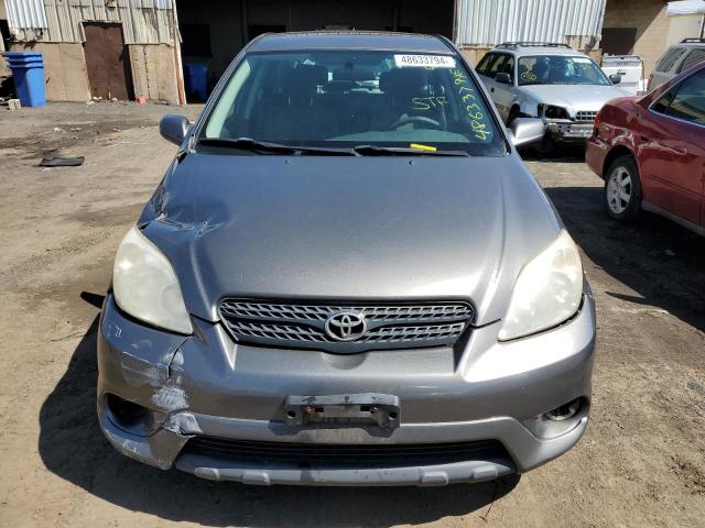 2T1KR30E58C715823 - 2008 TOYOTA COROLLA MA XR GRAY photo 5