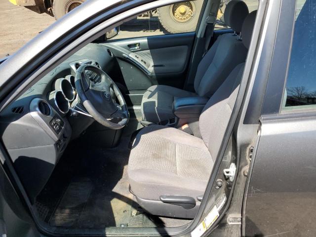 2T1KR30E58C715823 - 2008 TOYOTA COROLLA MA XR GRAY photo 7