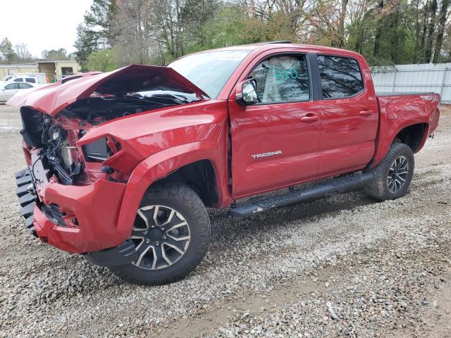 3TYCZ5AN0NT101168 - 2022 TOYOTA TACOMA DOUBLE CAB RED photo 1