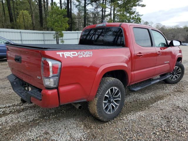 3TYCZ5AN0NT101168 - 2022 TOYOTA TACOMA DOUBLE CAB RED photo 3