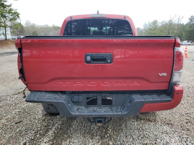 3TYCZ5AN0NT101168 - 2022 TOYOTA TACOMA DOUBLE CAB RED photo 6