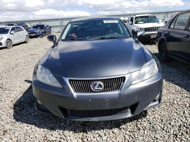 JTHCF5C27B5047357 - 2011 LEXUS IS 250 CHARCOAL photo 5