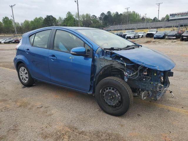 JTDKDTB31D1555075 - 2013 TOYOTA PRIUS C BLUE photo 4