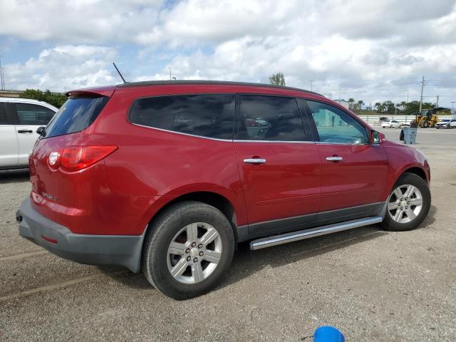 1GNKVGED1CJ202415 - 2012 CHEVROLET TRAVERSE LT BURGUNDY photo 3