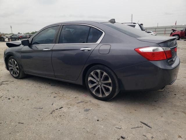 1HGCR2F54EA015301 - 2014 HONDA ACCORD SPORT GRAY photo 2