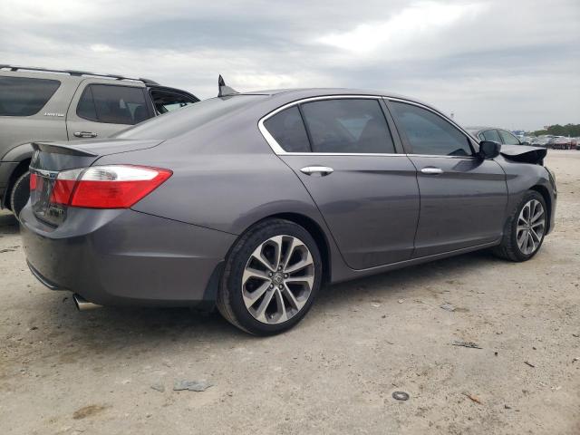 1HGCR2F54EA015301 - 2014 HONDA ACCORD SPORT GRAY photo 3