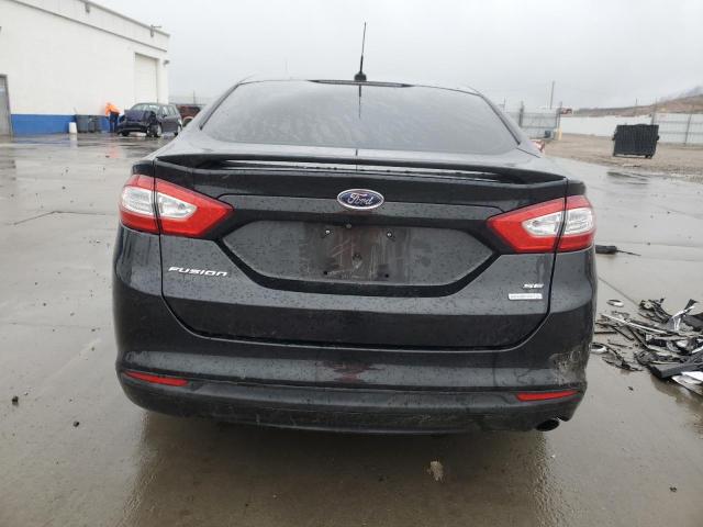 3FA6P0HDXER207750 - 2014 FORD FUSION SE BLACK photo 6