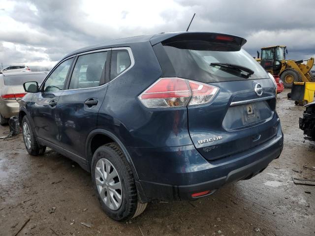 JN8AT2MV7GW142516 - 2016 NISSAN ROGUE S BLUE photo 2