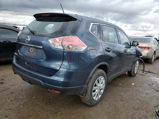 JN8AT2MV7GW142516 - 2016 NISSAN ROGUE S BLUE photo 3