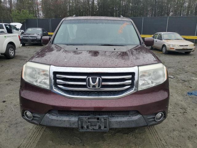 5FNYF4H94DB068174 - 2013 HONDA PILOT TOURING BURGUNDY photo 5