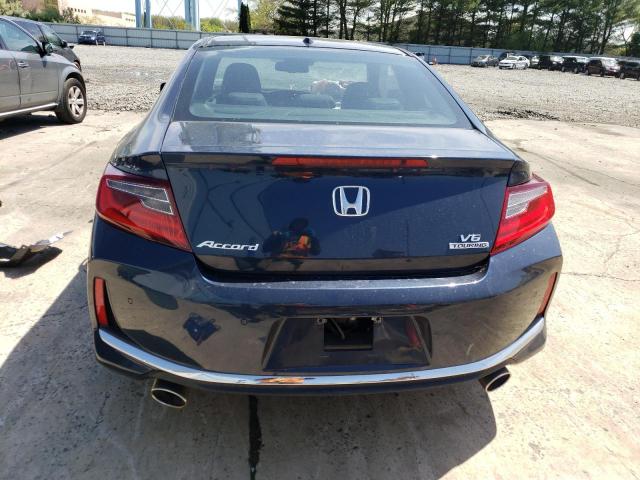 1HGCT2B03GA003543 - 2016 HONDA ACCORD TOURING BLUE photo 6