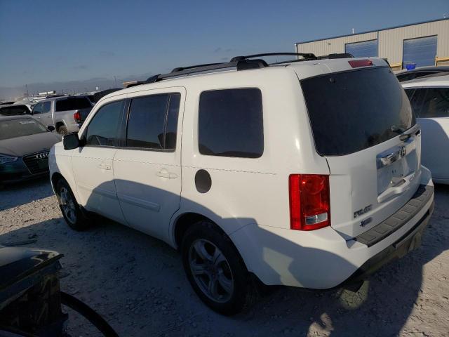 5FNYF3H7XEB018910 - 2014 HONDA PILOT EXLN WHITE photo 2