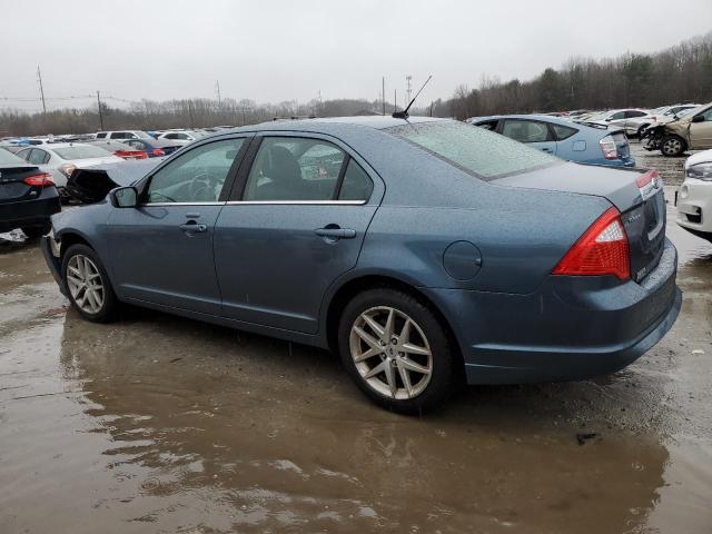 3FAHP0JA4BR170330 - 2011 FORD FUSION SEL TURQUOISE photo 2