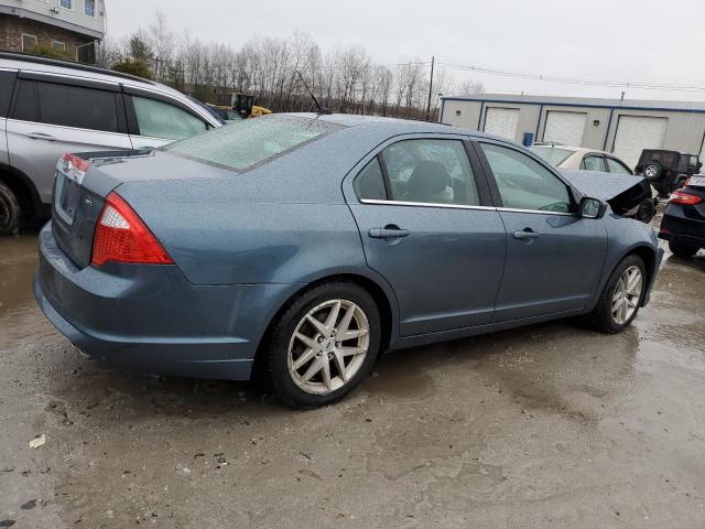 3FAHP0JA4BR170330 - 2011 FORD FUSION SEL TURQUOISE photo 3