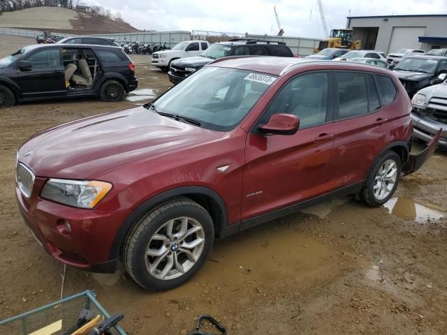 5UXWX9C55D0A32872 - 2013 BMW X3 XDRIVE28I RED photo 1