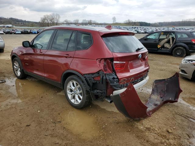 5UXWX9C55D0A32872 - 2013 BMW X3 XDRIVE28I RED photo 2