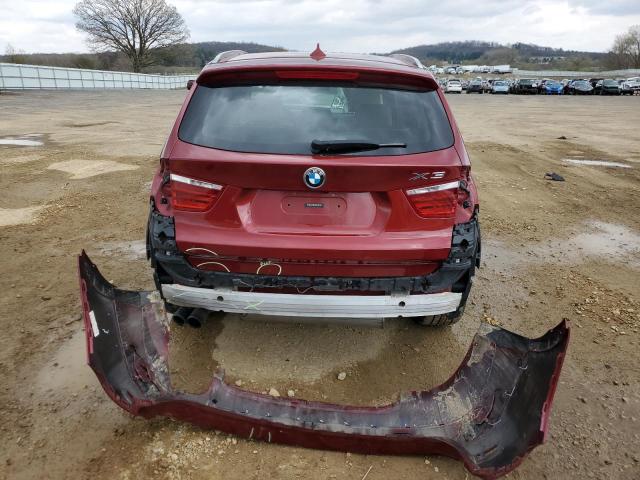 5UXWX9C55D0A32872 - 2013 BMW X3 XDRIVE28I RED photo 6