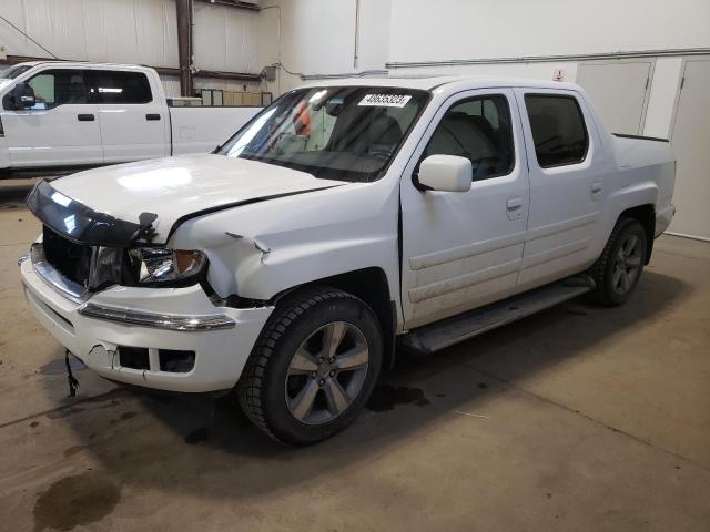 5FPYK1F57DB502489 - 2013 HONDA RIDGELINE RTL WHITE photo 1